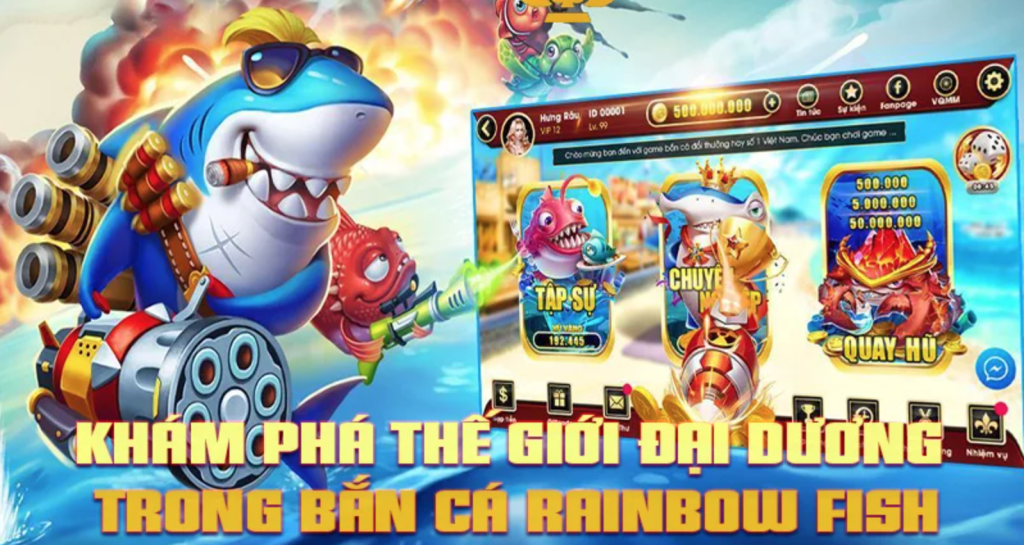 Bắn cá Rainbow Fish SHBET- Tuyệt chiêu bất bại từ cao thủ