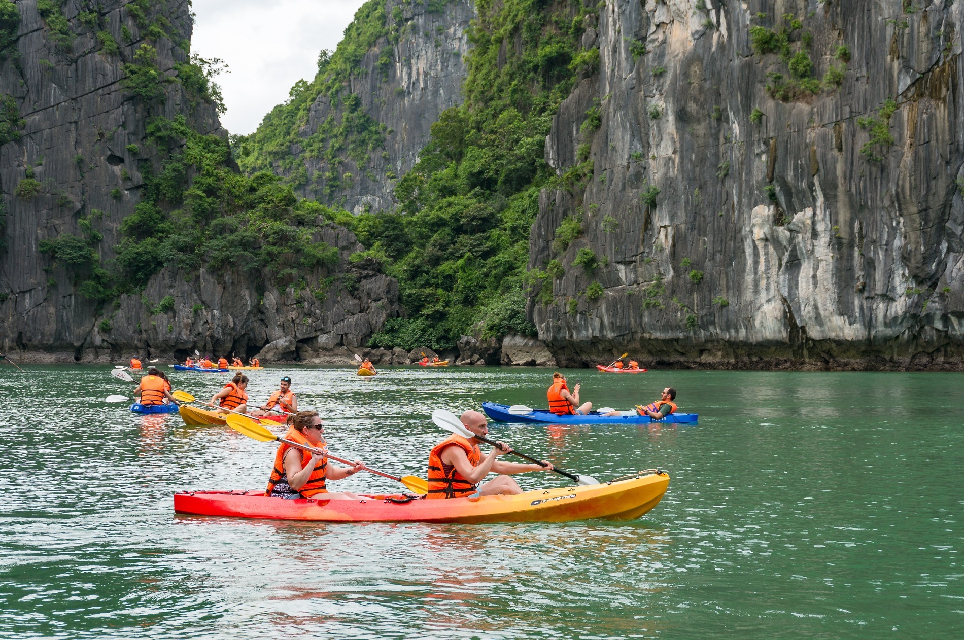 chèo thuyền kayak