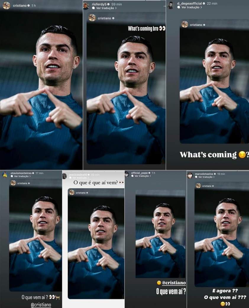 Hàng loạt ngôi sao nổi tiếng đã đăng tải lại story của CR7 trên Instagram.